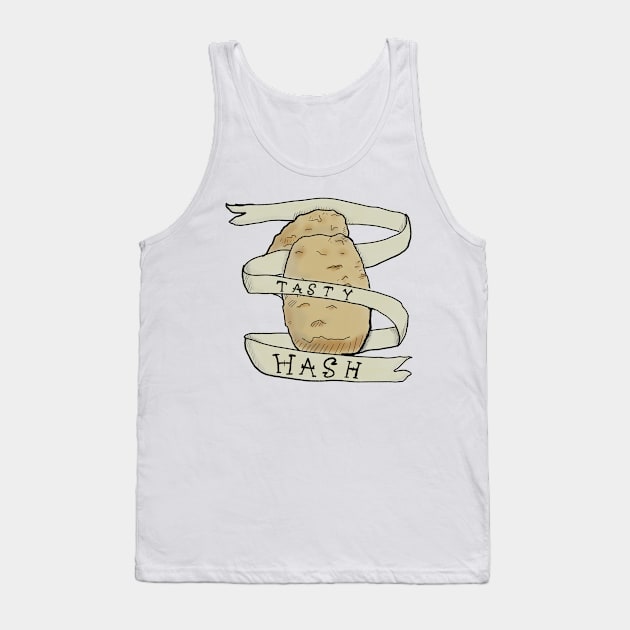 Tasty Hashbrowns Tank Top by DopamineDumpster